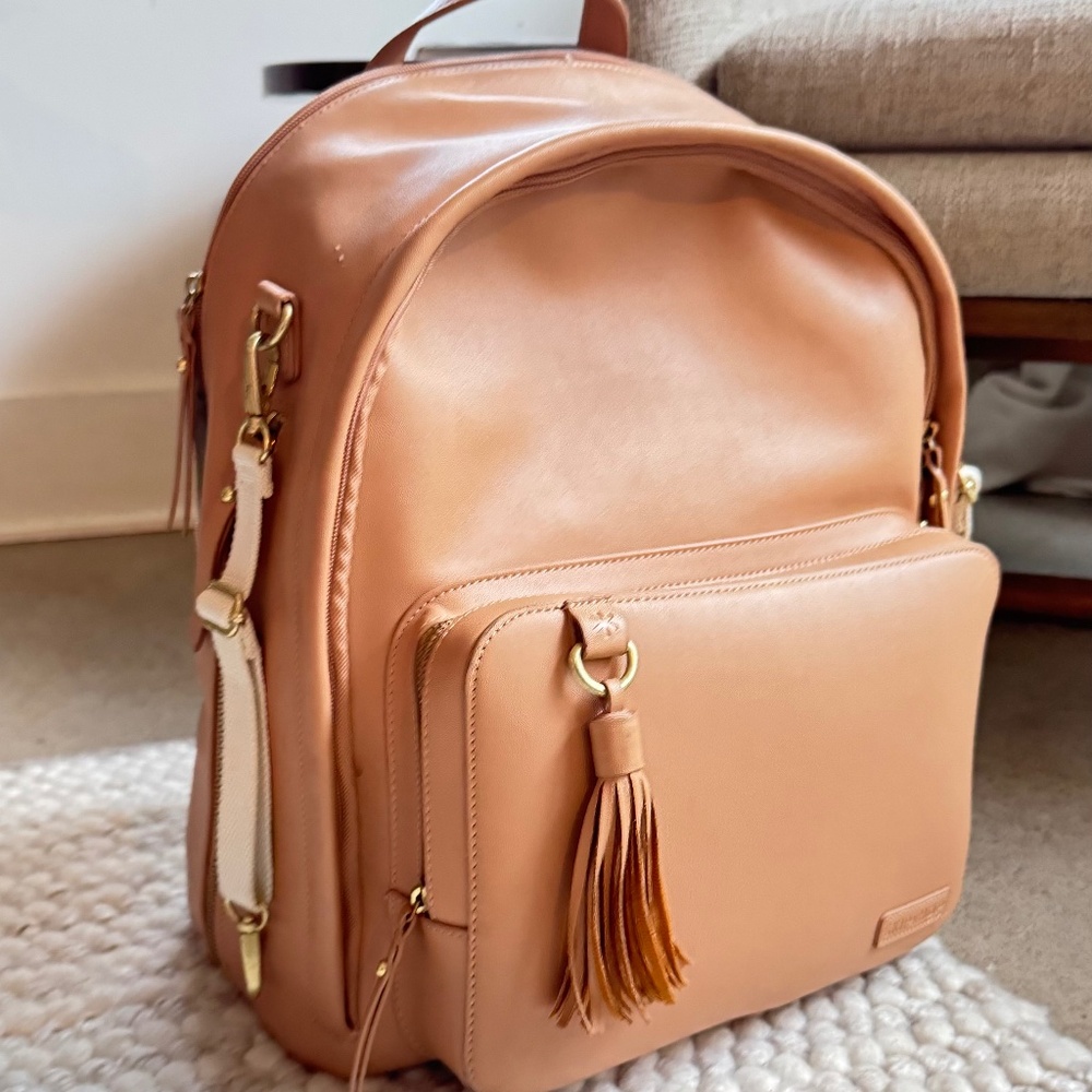 Skip Hop Simply Chic Greenwich Vegan Leather Diaper Bag